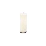 Intimate unscented white palm wax candle - apvali bekvapė balta palmių vaško žvakė
