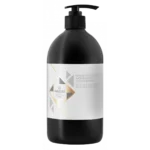 Black bottle of Hydro Nutrient Nourishing Conditioner with white geometric-label design and Hadat logo on a pale label