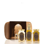 La Sultane de Saba Voyage en Orient Beauty kit - gintaras, muskusas, santalmedis - rinkinys - aliejus, šveitiklis, sviestas