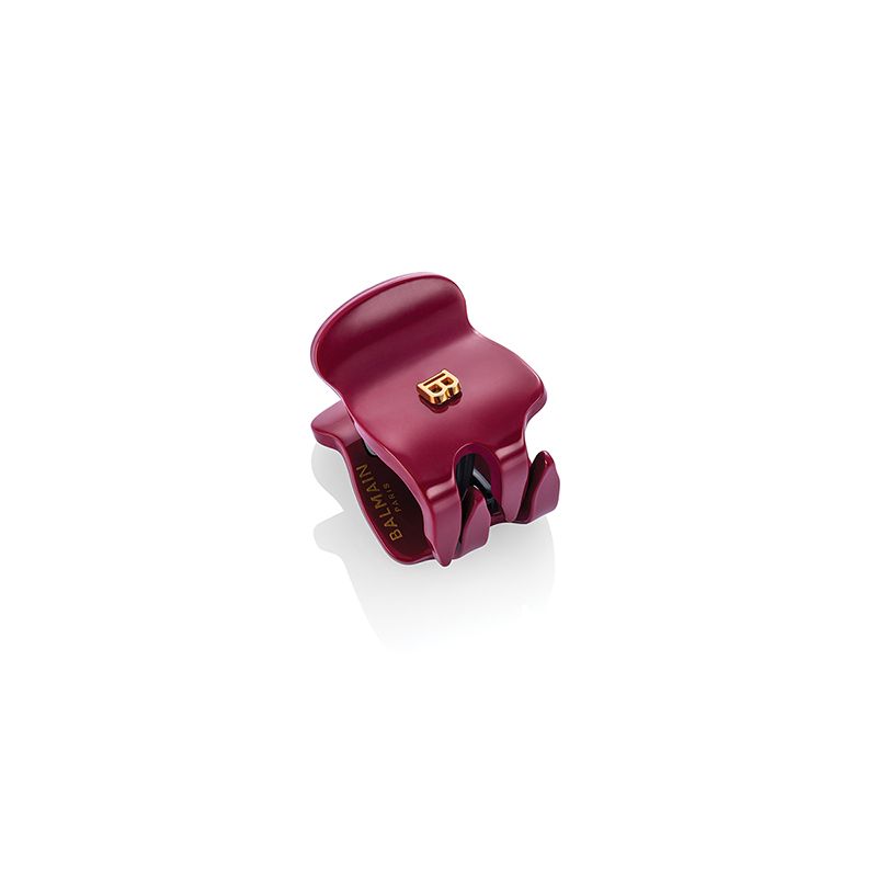 balmainhair_accessories_limitededition_pinceacheveux_xs_velvetburgundy_le_hj_ca_e1d4 Balmain Hair Pince à Cheveux Velvet Burgundy XS - plaukų segtukas - Image 1