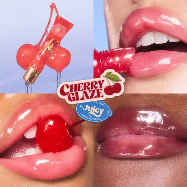Charlotte Tilbury Unreal Lips Healthy Glow Nectar Oil Juicylicious Cherry Glaze - lūpų aliejus - Image 3