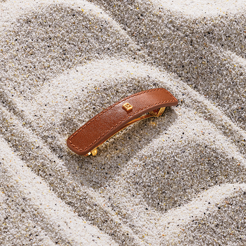 Balmain Hair LE Riviera Barrette Cognac L - plaukų segtukas - Image 4