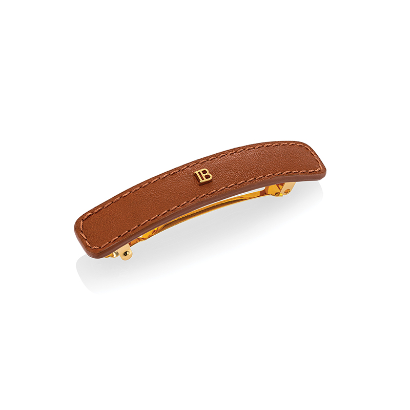 balmainhair_accessoires_rivieracollection_barrettepourcheveux_cognac_large_hj_rc_bar_c_l_01_800x800 Balmain Hair LE Riviera Barrette Cognac L - plaukų segtukas - Image 1