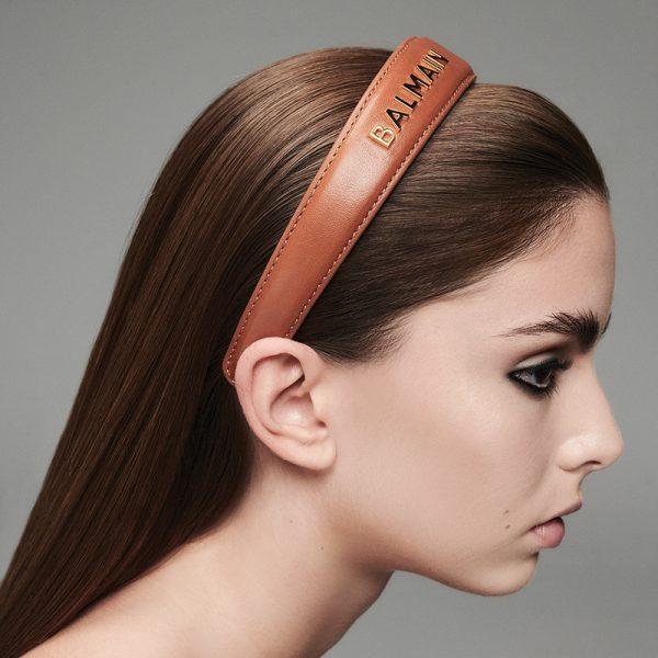 Balmain Hair LE Riviera Headband Cognac L- didelis lankelis plaukams - Image 3