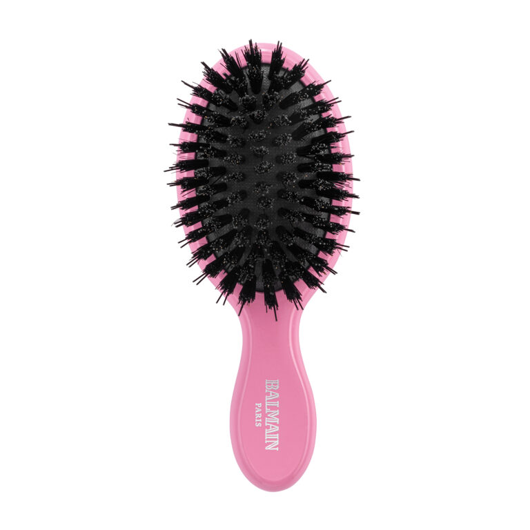 Balmain Hair Extension Brush Mini Pink - rožinis mini šepetys - Image 1