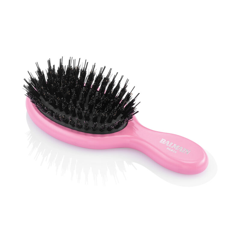 Balmain Hair Extension Brush Mini Pink - rožinis mini šepetys - Image 2