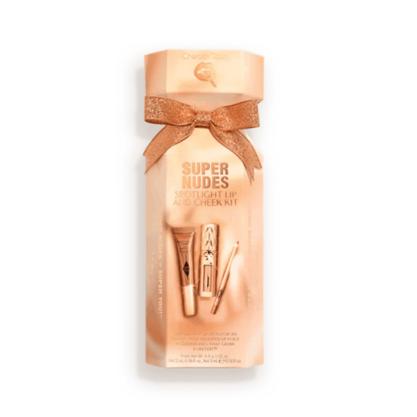 Charlotte Tilbury Super Nudes Spotlight Lip and Cheek Kit - lūpų ir skruostų rinkinys - Image 2