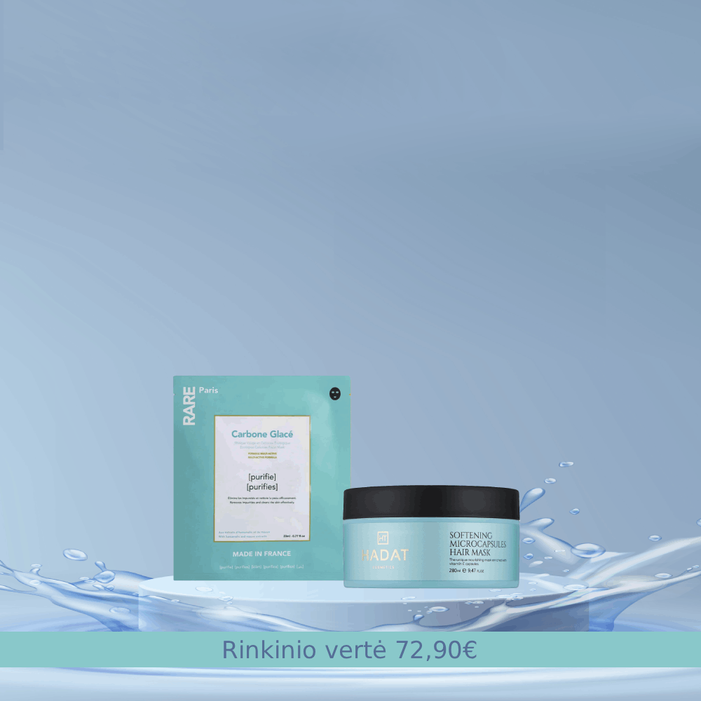 Naujas kūrinys (6) MAGICAL BEAUTY RITUA! Rare Paris valomoji veido kaukė ir Hadat Cosmetics glotninanti, maitinamoji kaukė 280 ml - Image 1