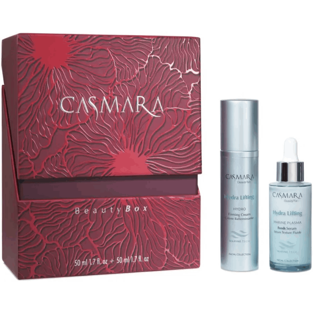 Naujas kūrinys (4) Casmara Beuaty Box Hydralifting Hydro + Fresh Serum - veido priežiūros priemonių rinkinys - Image 1