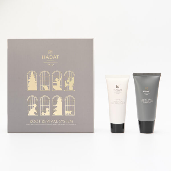 Hadat cosmetics Root Revival System Kit - plaukų šaknų atkūrimo priemonių rinkinys