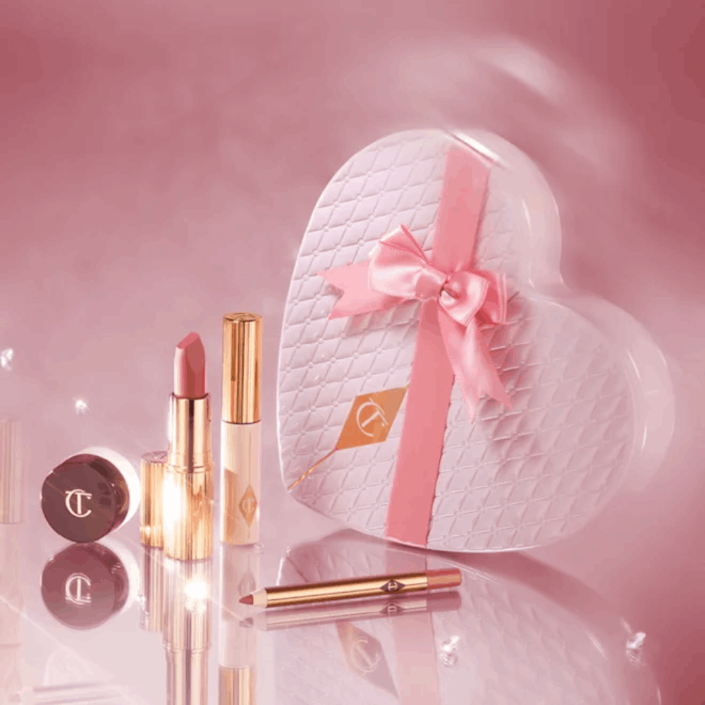Charlotte Tilbury Pillow talk icons on the go Lip & eye kit - kelioninis rinkinys lūpoms ir akims - Image 2