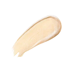 Hollywood-Beauty-Light-Wand_Swatchpng - shopcosmoprof.com Beige foundation swatch brushed in a curved arc on a transparent background (makeup sample)