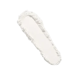 TEXTURE_SWATCH_TRANSLUCENT__1_png - shopcosmoprof.com Flat, spoon-shaped spatula with a white powder along its edge and center.
