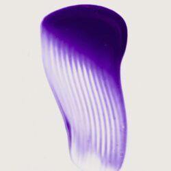 Abstract purple brush stroke fading from dark to light on a pale background, an abstract art element.