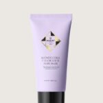 Lavender tube of Hadat Blonde Code Color Lock Hair Mask with black cap, product label visible on light backdrop